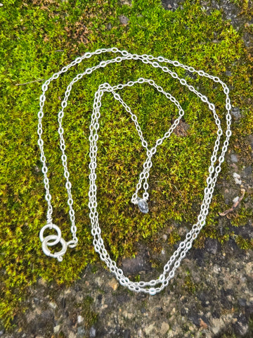 Montana Sapphire Faceted Dainty Briolette Sterling Silver Necklace