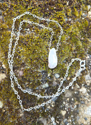 Freshwater Baroque Pearl Sterling Silver Necklace
