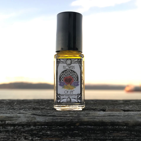 Flowers of Life Organic Essential Oil Gemstone Perfume